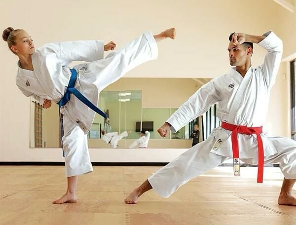 PUNOK GOLD KATA WKF Kırmızı Mavi SET